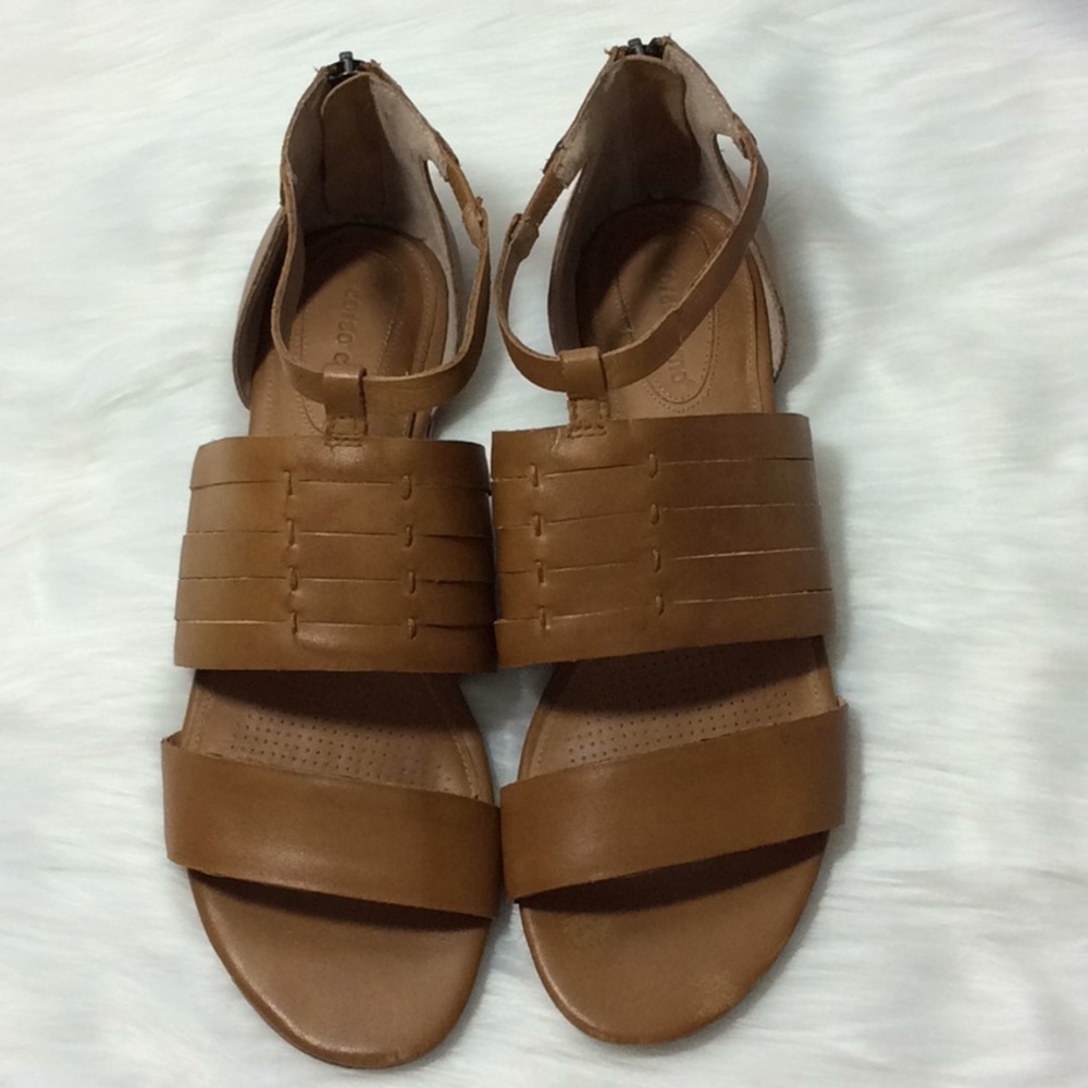 Corso Como Strappy Flats Sandals 8.5 - Picture 4 of 15